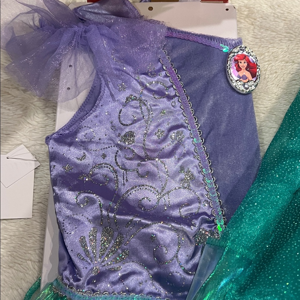 Disney Princess Ariel Costume medium 7/8 - Picture 4 of 6